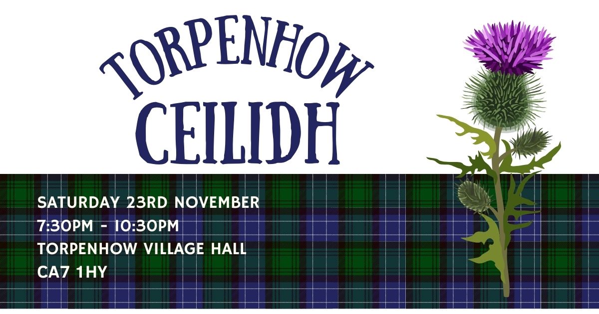 The village ceilidh will be held on 23/11/2024 from 7.30pm - 10.30pm.